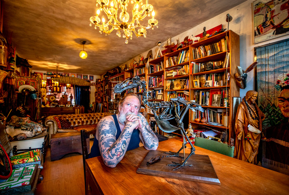 Raymond Rutting, Henk Schiffmacher met dodoskelet