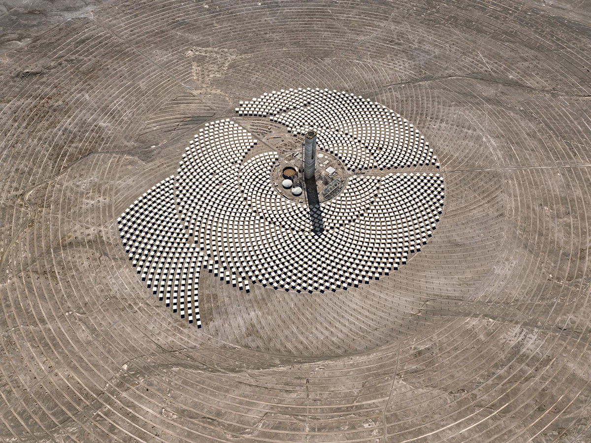 Edward Burtynsky,  Cerro Dominador Solar Project #1,  Atacama Desert, Chile, 2017, pigment inkjet print. Courtesy of the artist and Nicholas Metivier Gallery, Toronto