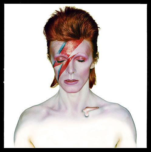 David Bowie, Aladdin Sane, Album Cover, 1973 by Brian Duffy