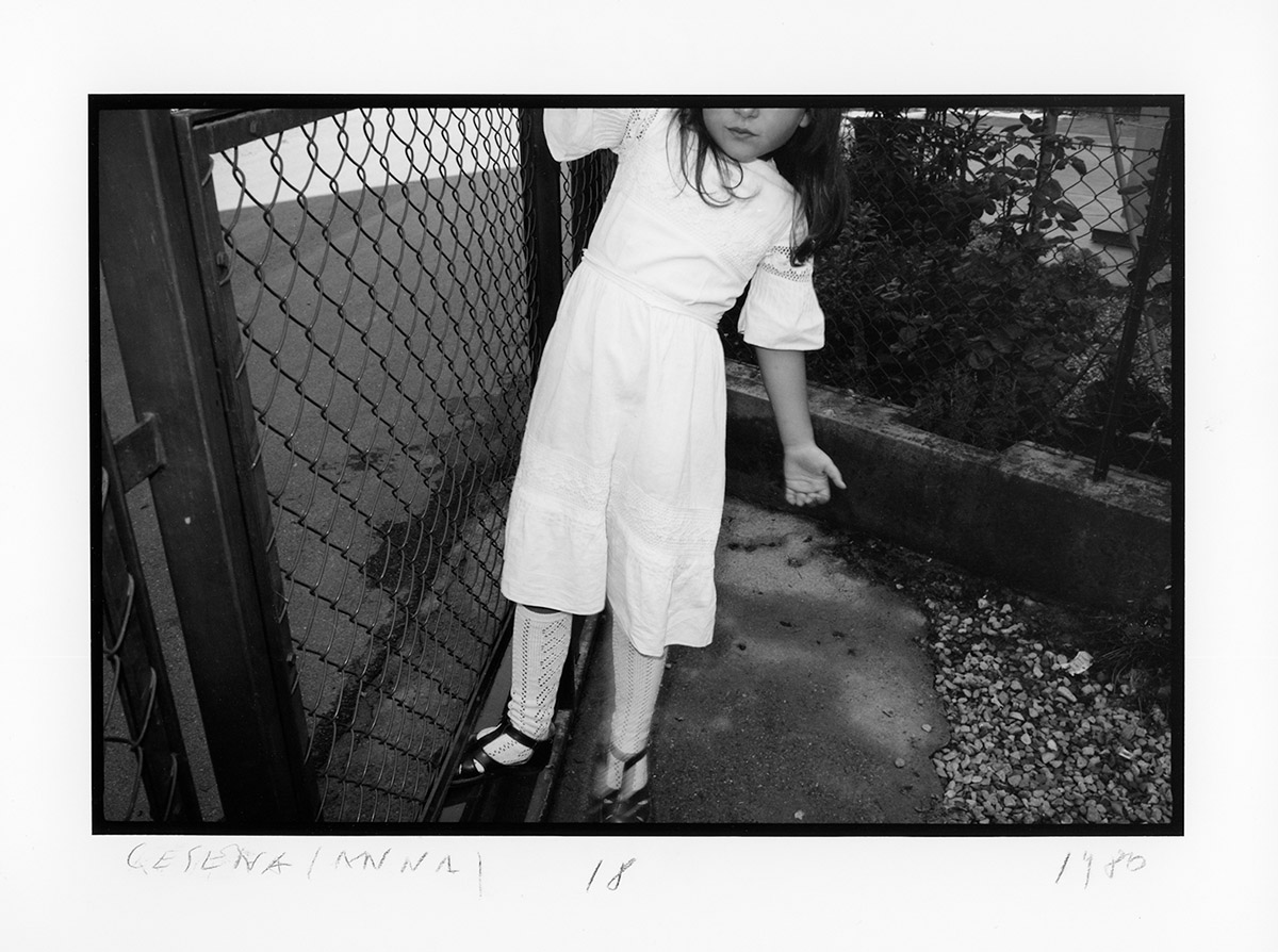 Guido Guidi, Cesena (Anna), 1980 [C3-26], from Di sguincio 1969-81 (MACK, 2023). Courtesy of the artist and MACK.
