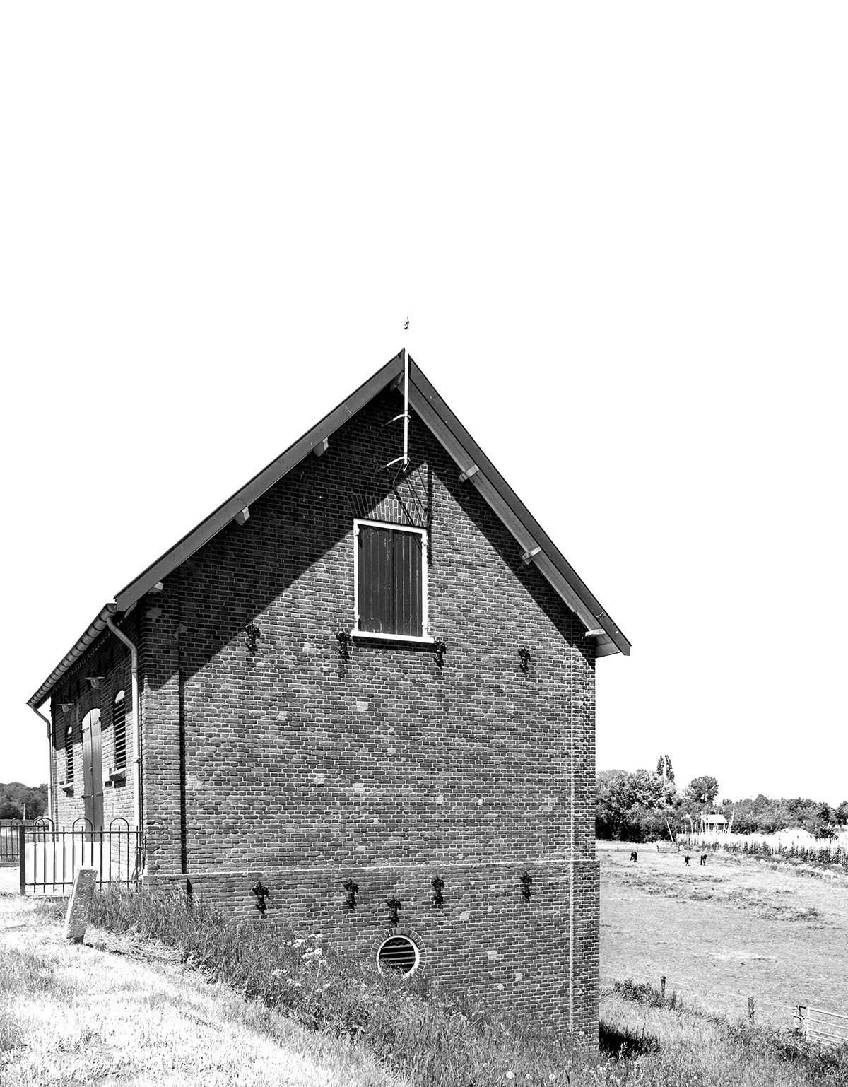 Henk bij de Weg, Dijkmagazijn Grebbedijk - Rhenen (U), aan de Nederrijn, 1892