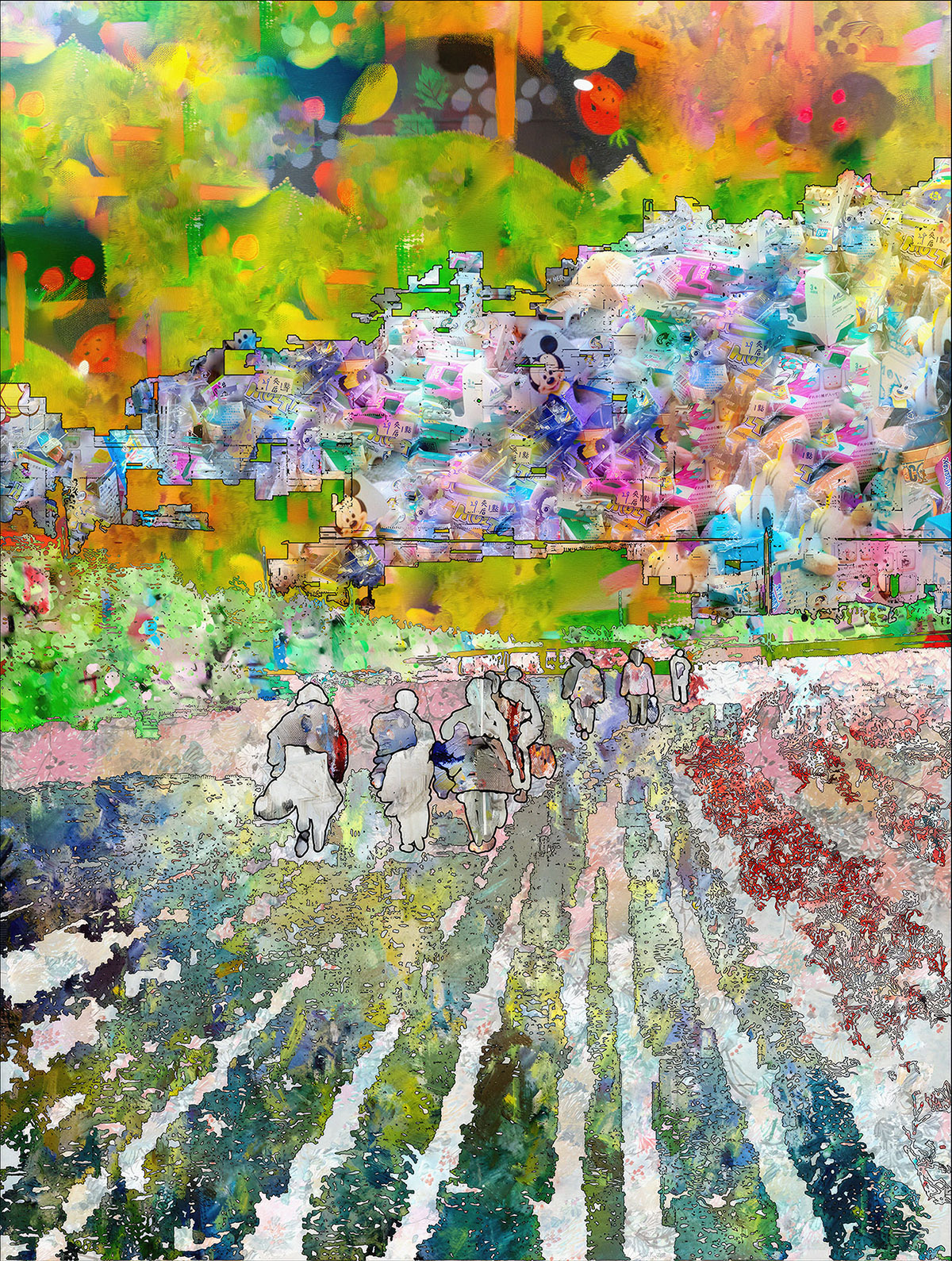 Xin Li, Image from the series Magic Wand Tool, 2022