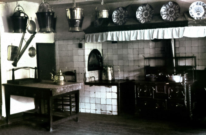 Keuken Fraeylemaborg 1942, dia Hustinx