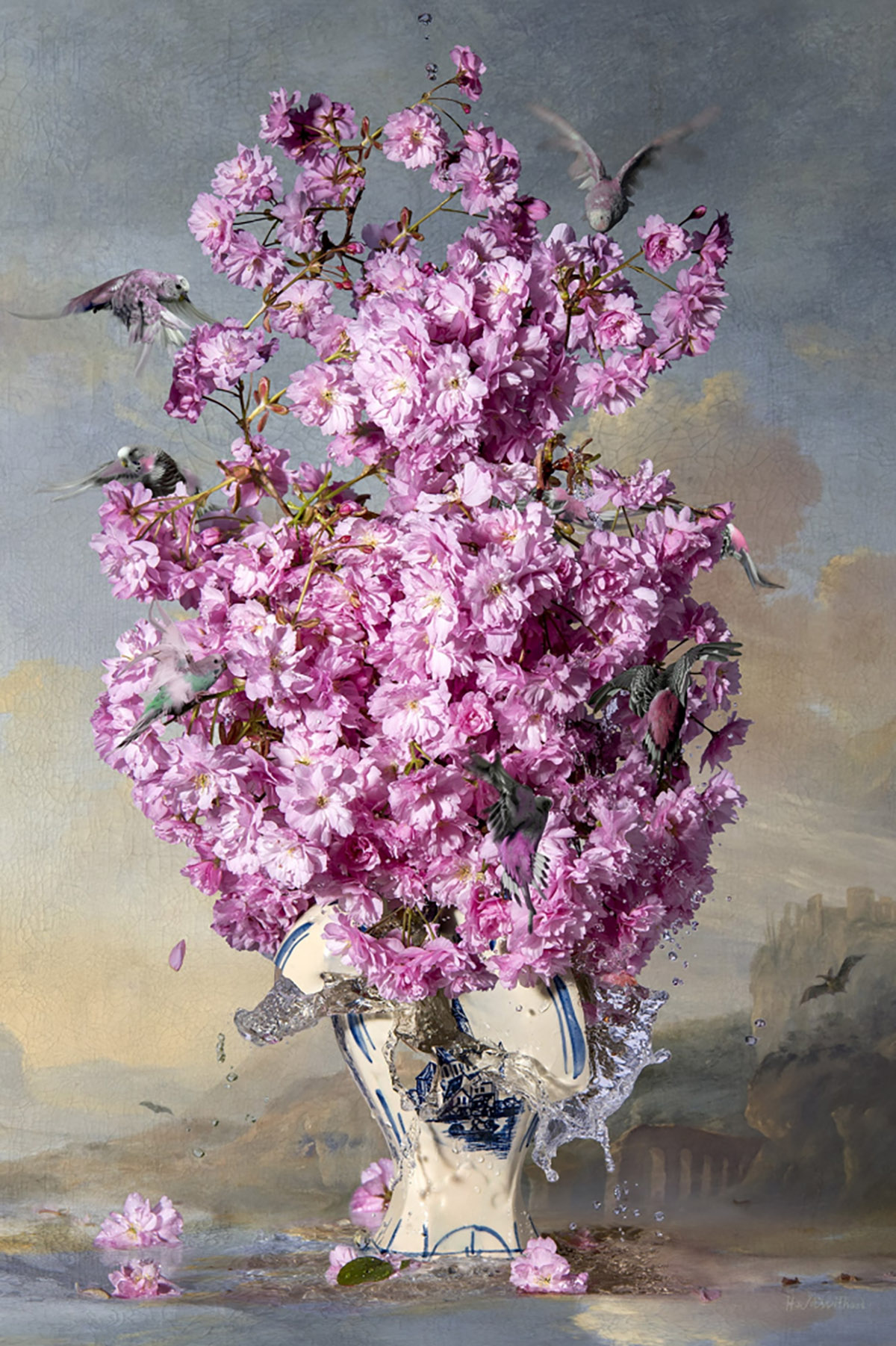 Hans Withoos, Heavy cherry blossom