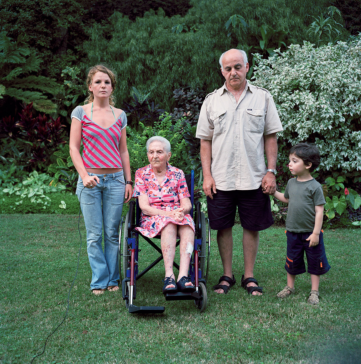 Sarah Mei Herman, Oma Belle, Julian, Jonathan and me, South Africa 2005