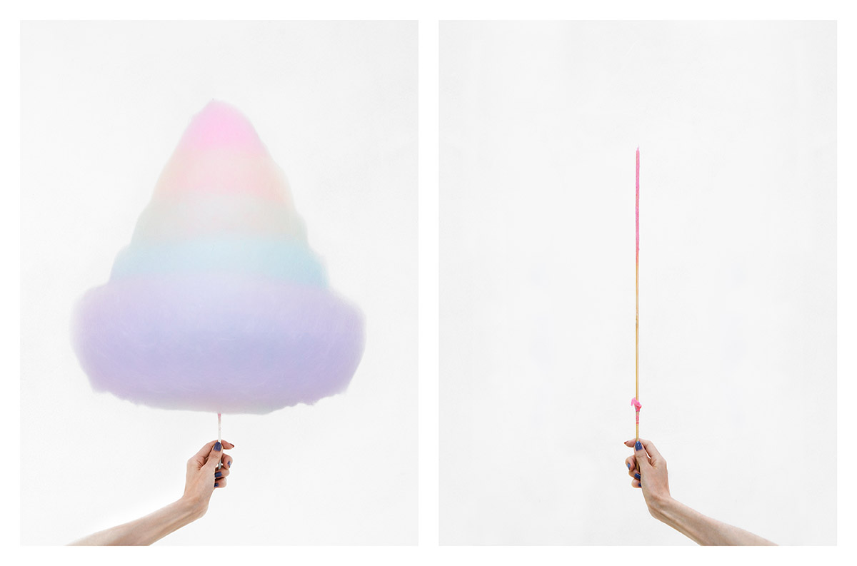 Katherine Longly, series To tell my real intentions, I want to eat only haze like a hermit, 2016