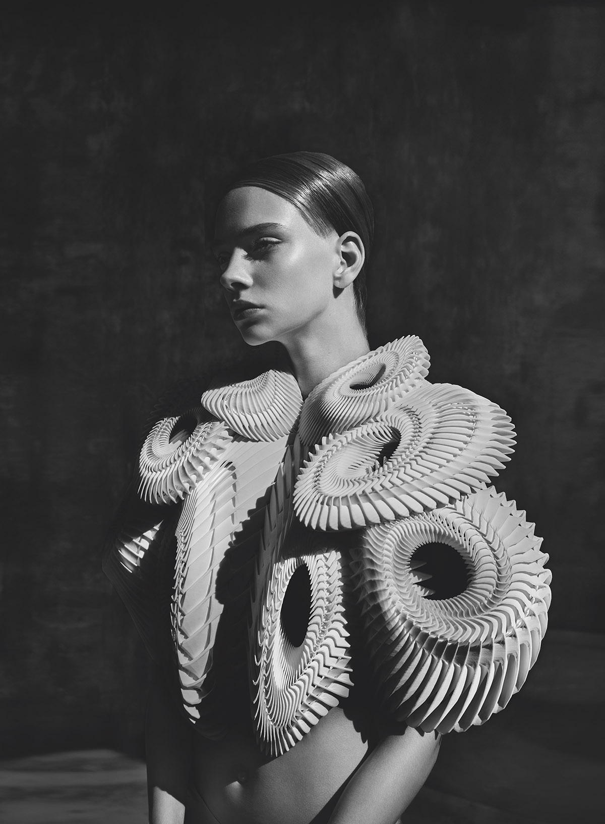 Iris van Herpen, Hypnosis Speed top, Capriole collection, 2011-2012