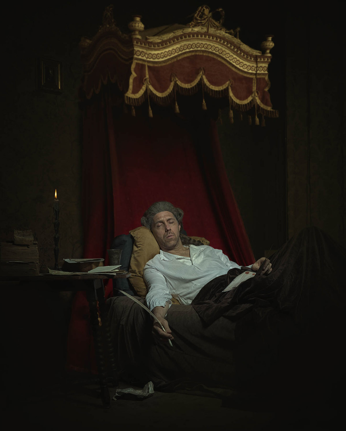 Ursula van de Bunte, Joan Derk, Sterfbed