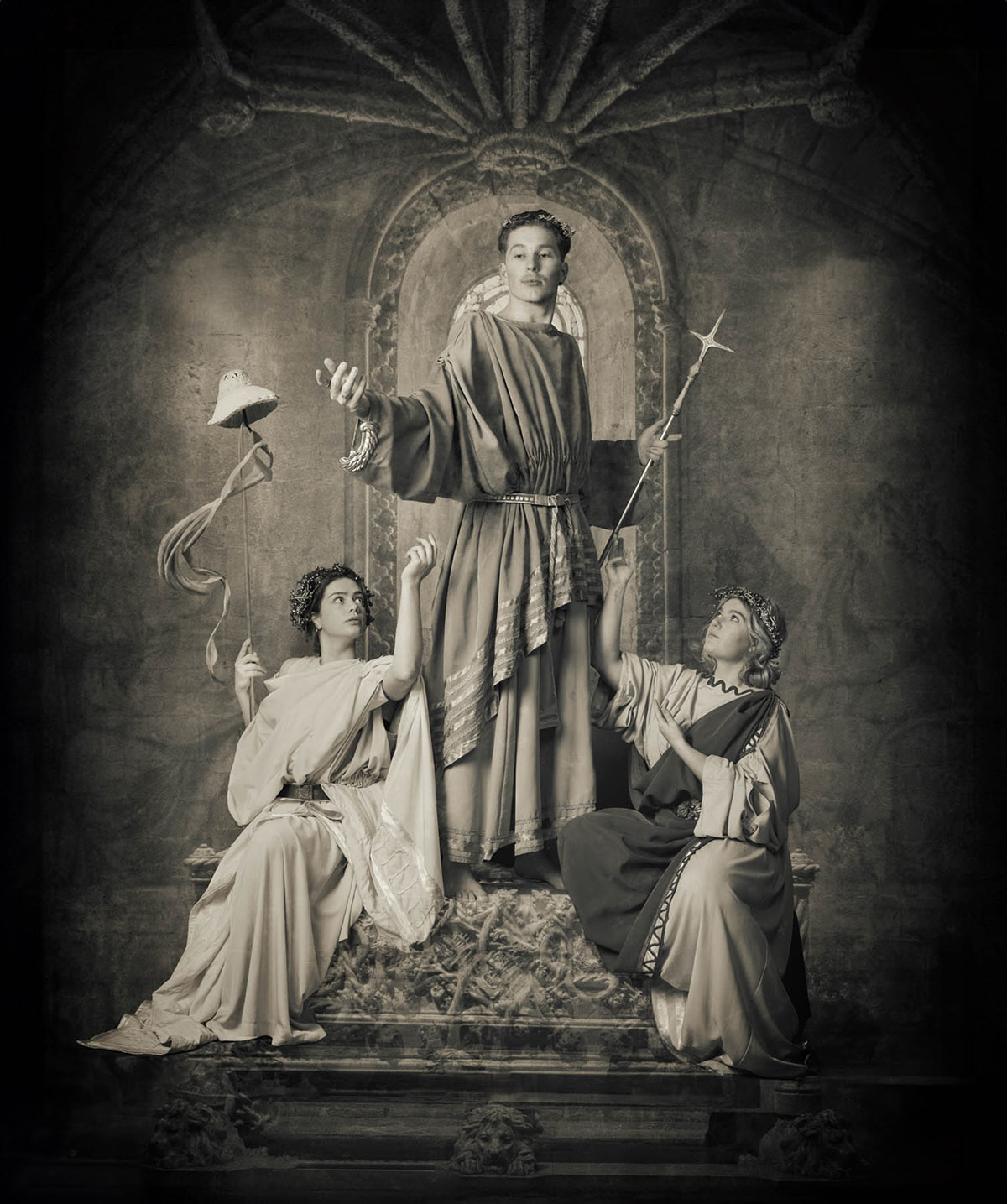 Ursula van de Bunte, Joan Derk, Beeldengroep