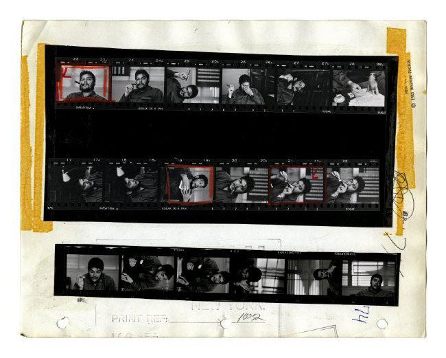Ernesto &lsquo;Che&rsquo; Guevara, Havana, Cuba, 1963, Contact Sheet