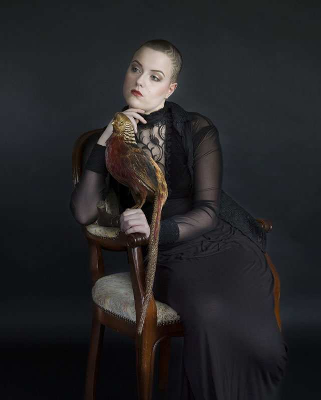 Vincent Rijs, Portrait With Feathered Friend