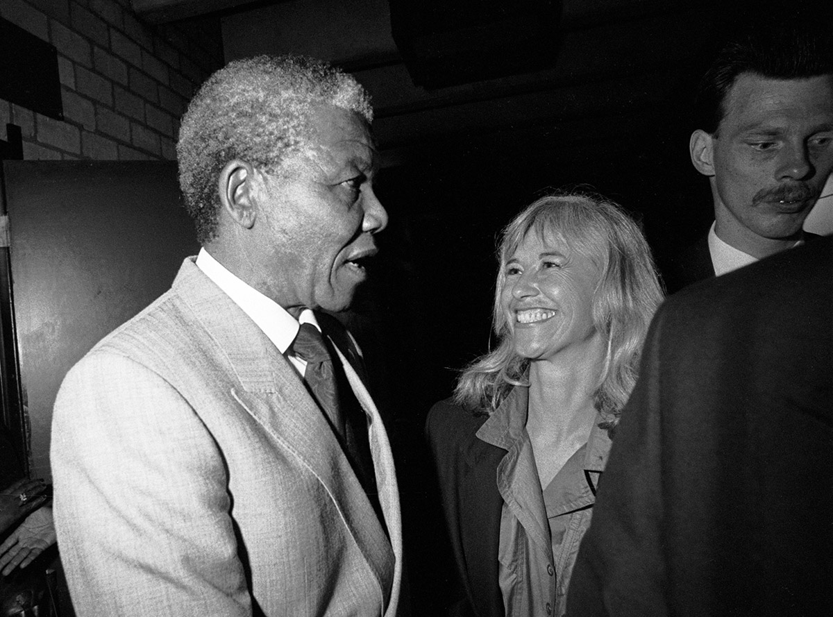 Pieter Boersma, Nelson Mandela