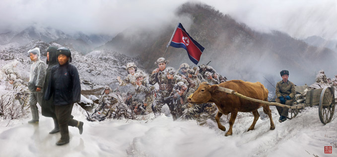 Alice Wielinga, North Korea Soldiers, from the serie A Life Between Propaganda and Reality