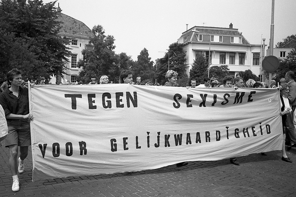 Marian Bakker, Protest2Pride, Haarlem, 1989