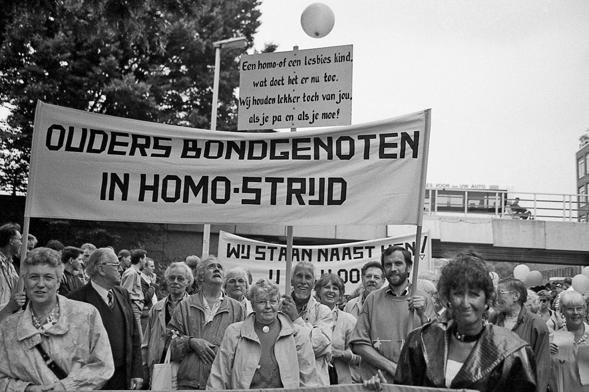 Marian Bakker, Protest2Pride, Maastricht, 1993