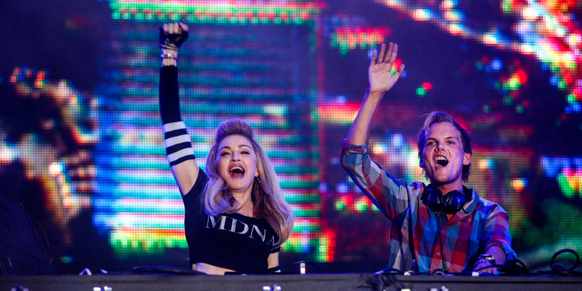 Rutger Geerling, Madonna & Avicii - Ultra Music Festival, Miami 2012