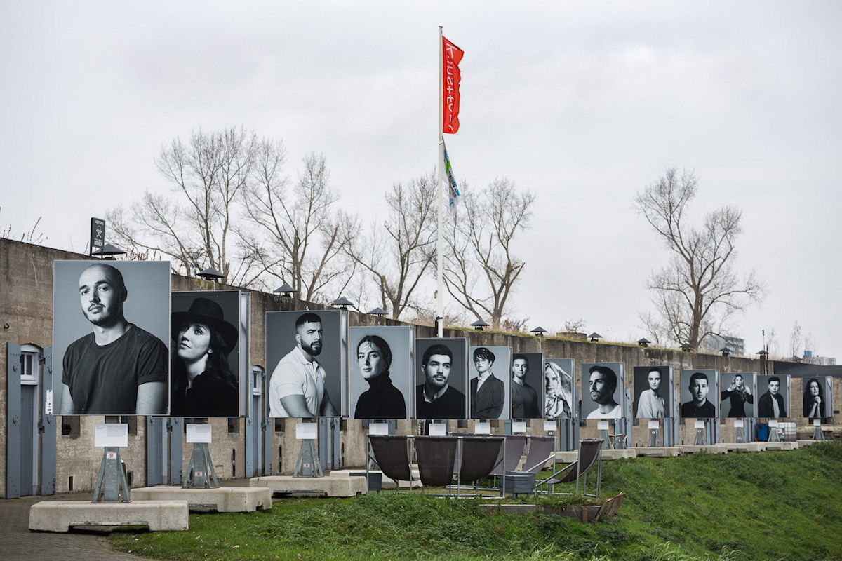 Fotomonument Srebrenica bij het Kunstfort (foto's Robin de Puy)