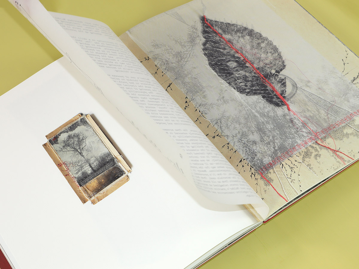 Jackie Mulder, kunstboek Thought Trails (foto gemaakt door Rob Stolk)