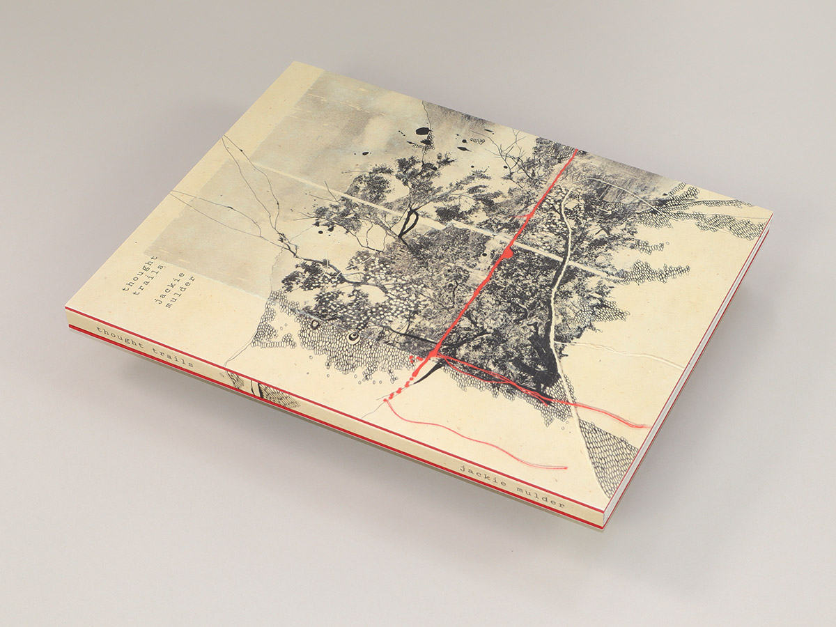 Jackie Mulder, kunstboek Thought Trails (foto gemaakt door Rob Stolk)