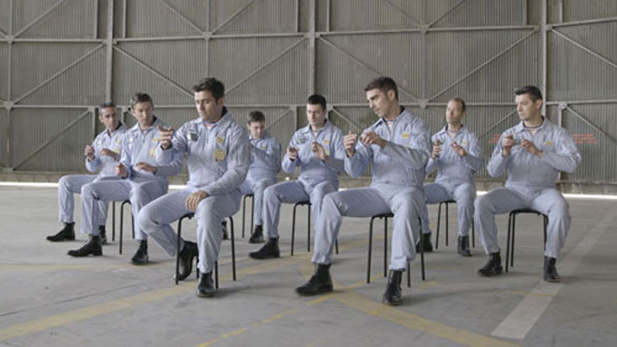 Travelling past matter