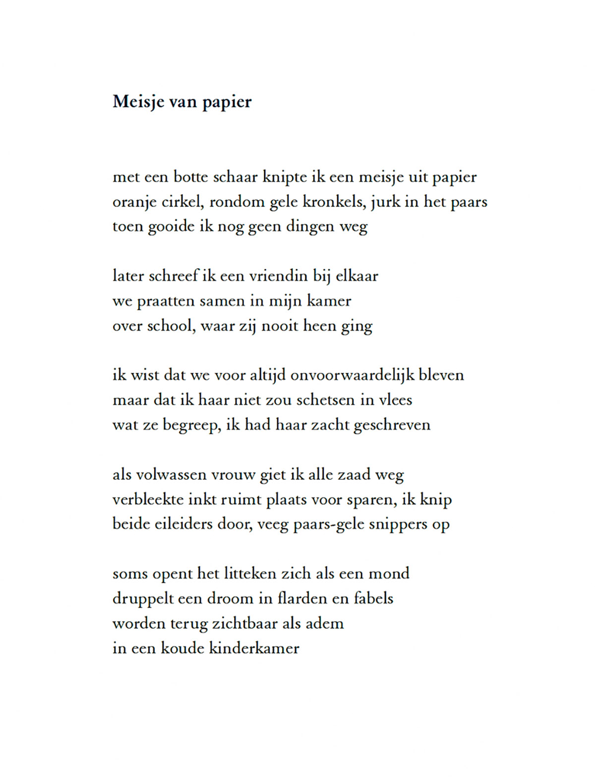 Elise Vos en Eddy Verloes, Van alles de laatste