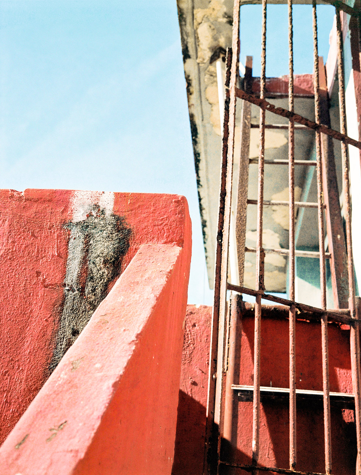Vincent Delbrouck, Red Stairs, from the series Champú, 2020