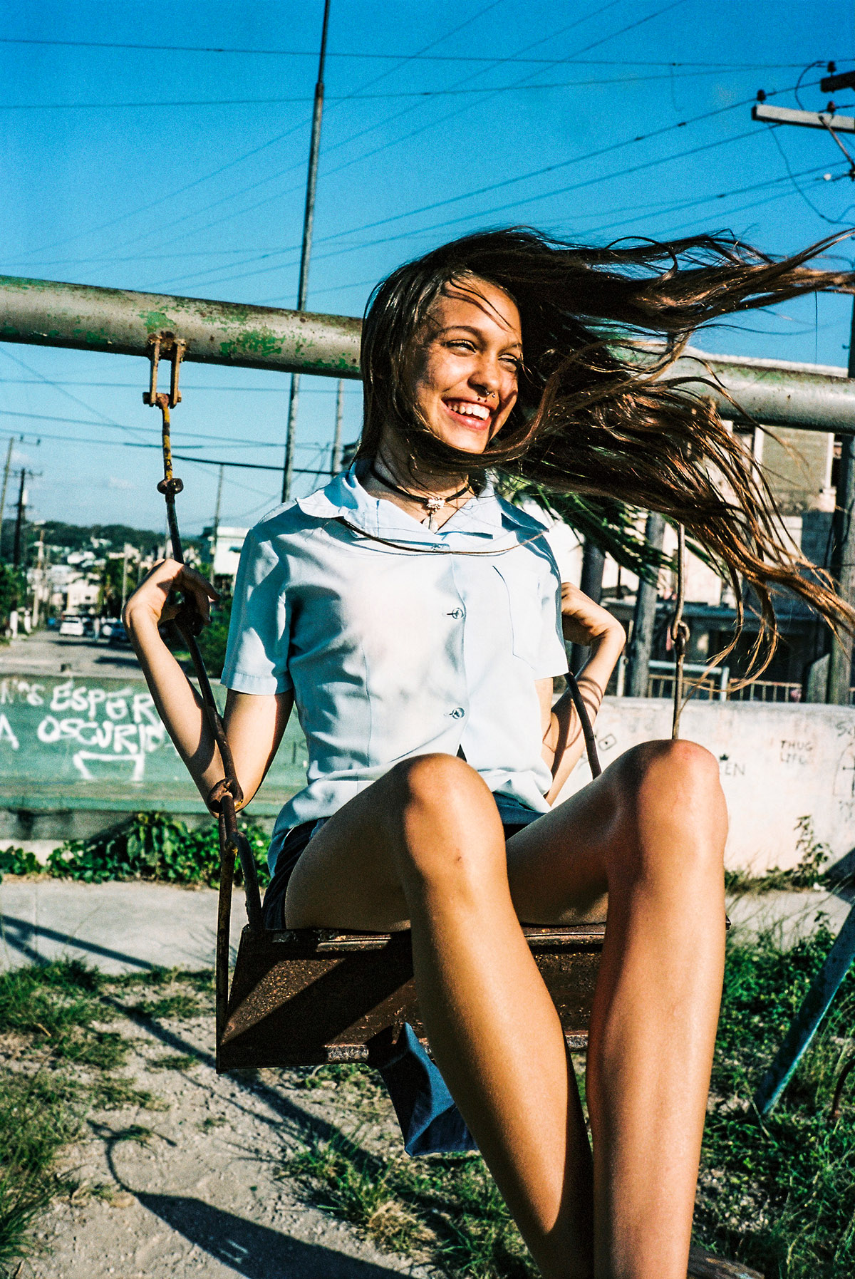 Vincent Delbrouck, Leslie on the Swing II, 2018