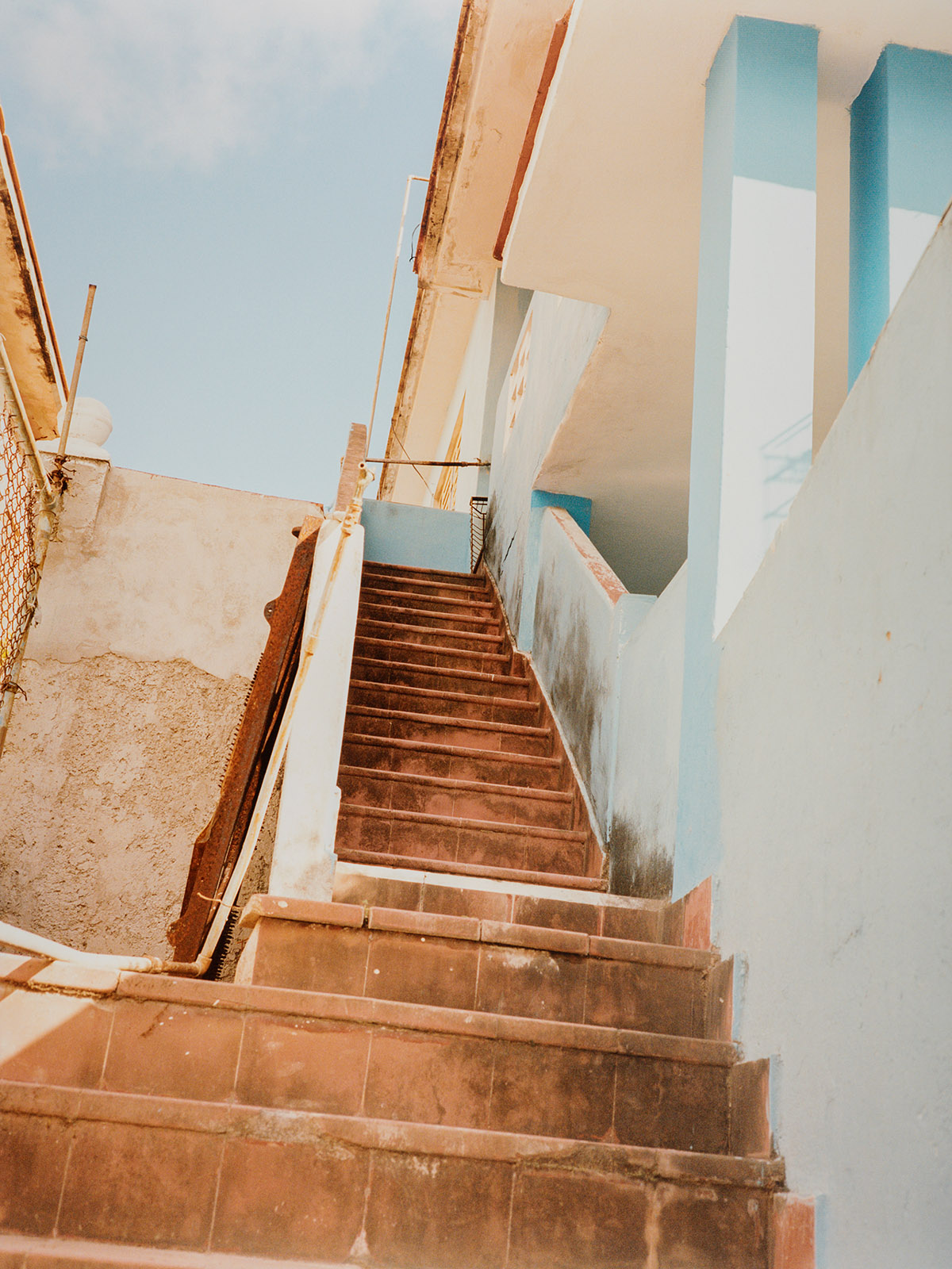 Vincent Delbrouck, Guanabo Stairs from the series Hablar en Voz Baja (Cuba, 2016)