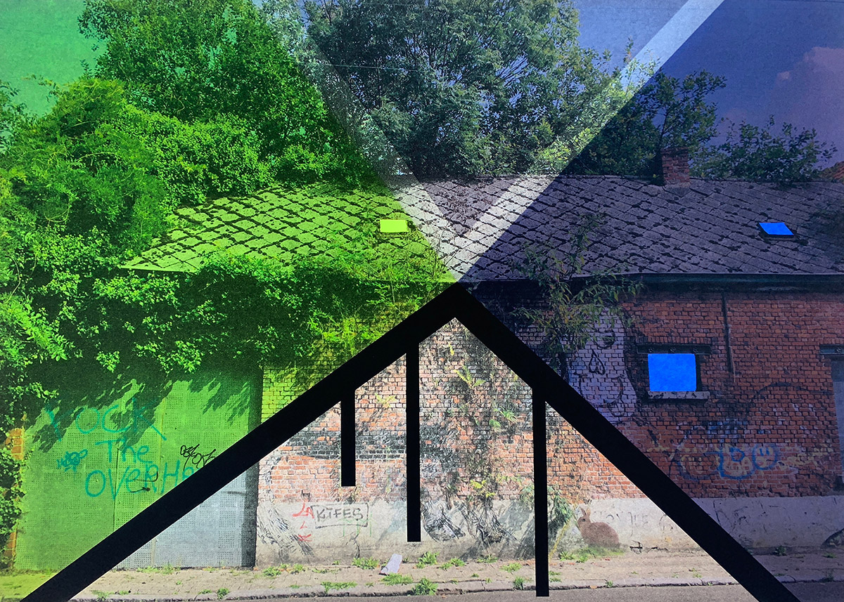 In de fotografische werken Abandoned tracht Greet Weitenberg de leegte en tegelijkertijd het 'leven voorheen' te vangen. Waar bevind je je in deze ruimtes, in deze landschappen. Door toevoegingen van lijnen, kleuren en collages in verschillende lagen probeert zij de verlaten ruimtes het leven terug te geven. Er ontstaan nieuwe, niet bestaande  werelden.
