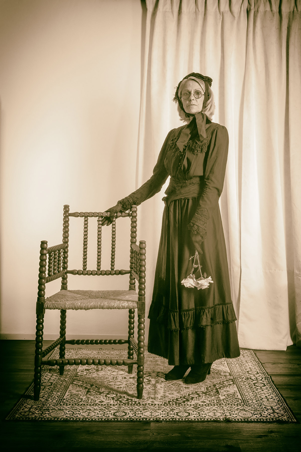 Sieg Voost, Rouwen (rouwkostuum uit ca 1890)