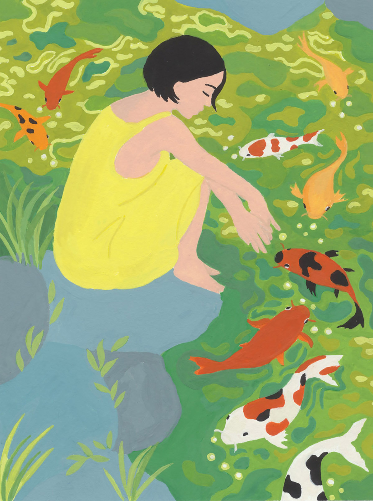 Anke van den Bremt, Koi vissen