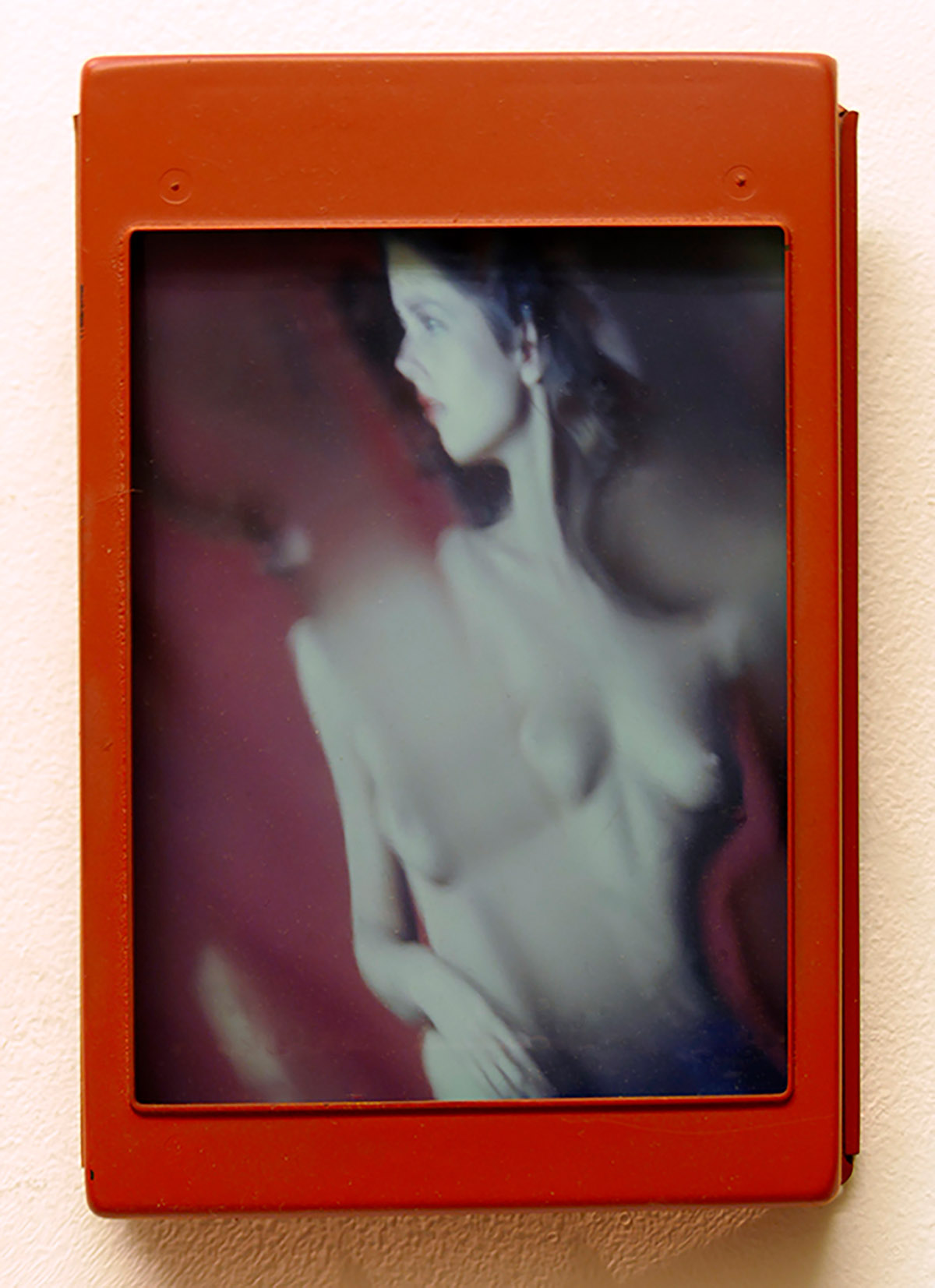 Pim Westerweel, Analoog gemanipuleerde cibachrome print - 1996, in 13x8,5 cm Polaroid cassette, Ed. 2/2, 50 euro
