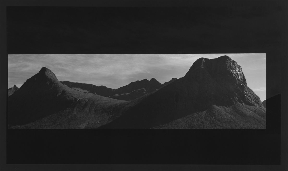 Witho Worms, Noorwegen 050, 2016-2019, From the series When you look at a landscape... | 30 x 50 cm, 3 layer carbon print with matt Bone Black pigment and Japanese Sumi ink