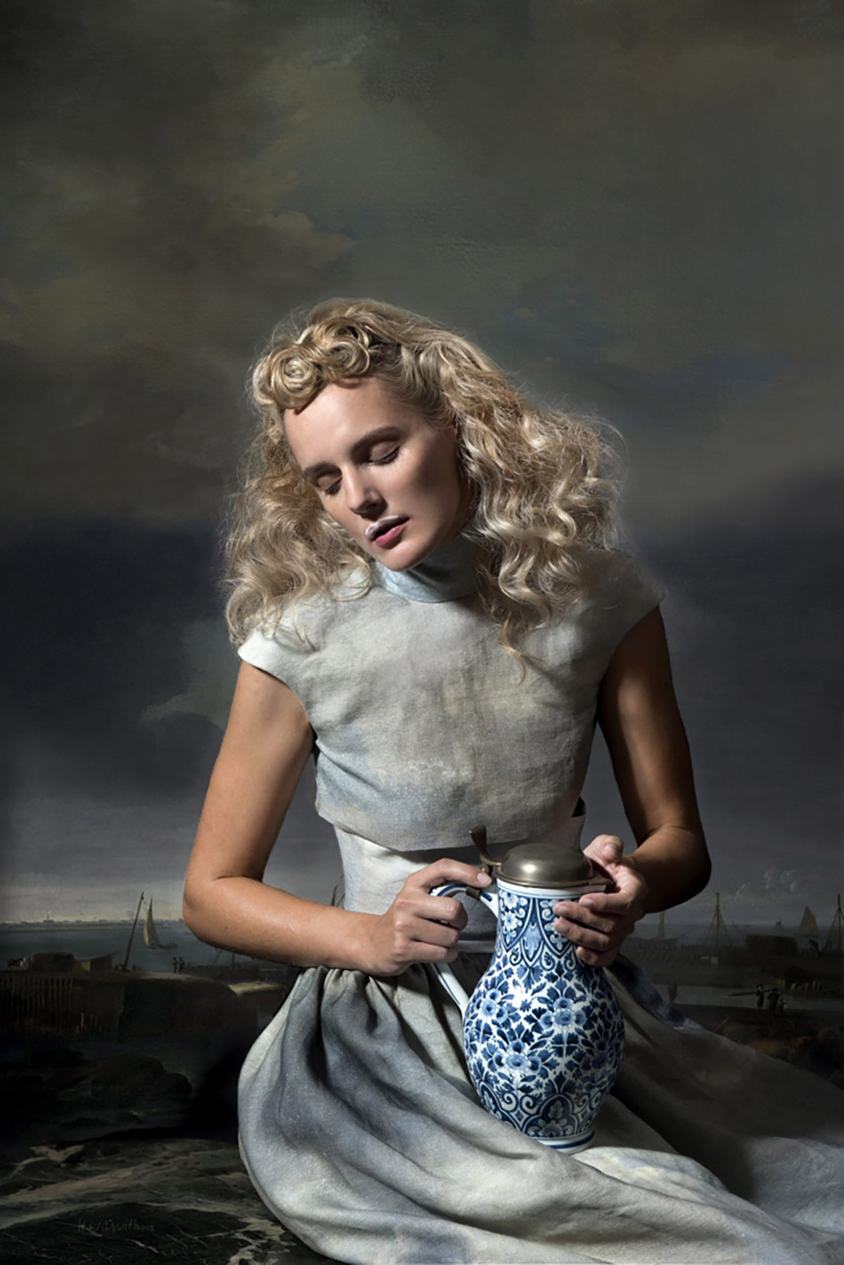 Hans Withoos, Portret van melkmeisje