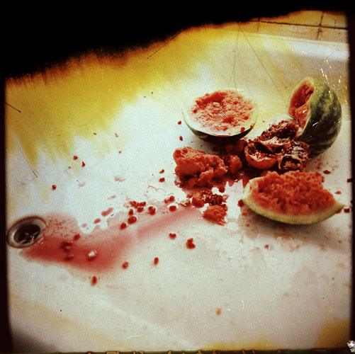 Stijn Belle, Untitled - Photography, polaroid negative, digital photorag print, 2018, 30 x 30 cm, 60 x 60 cm, Courtesy ZERP Galerie