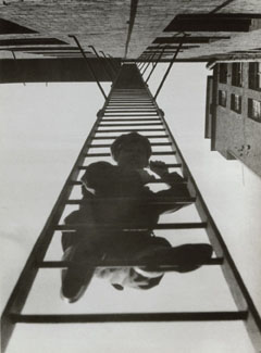 A. Rodchenko, Fire Escape (with a man), 1925, V. Stepanova Archive, Moscow House of Photography Museum