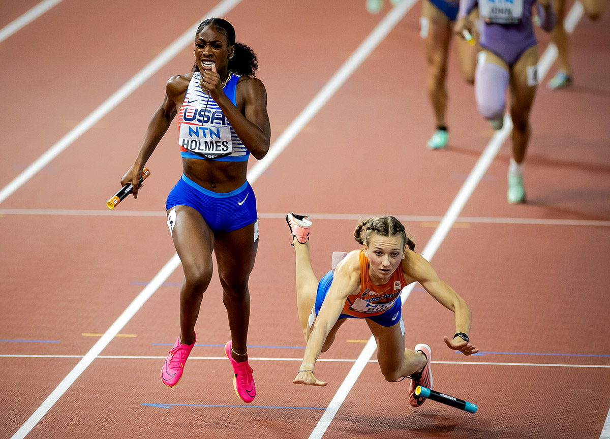 Robin van Lonkhuijsen, Femke Bol valt op wereldkampioenschappen atletiek in Boedapest